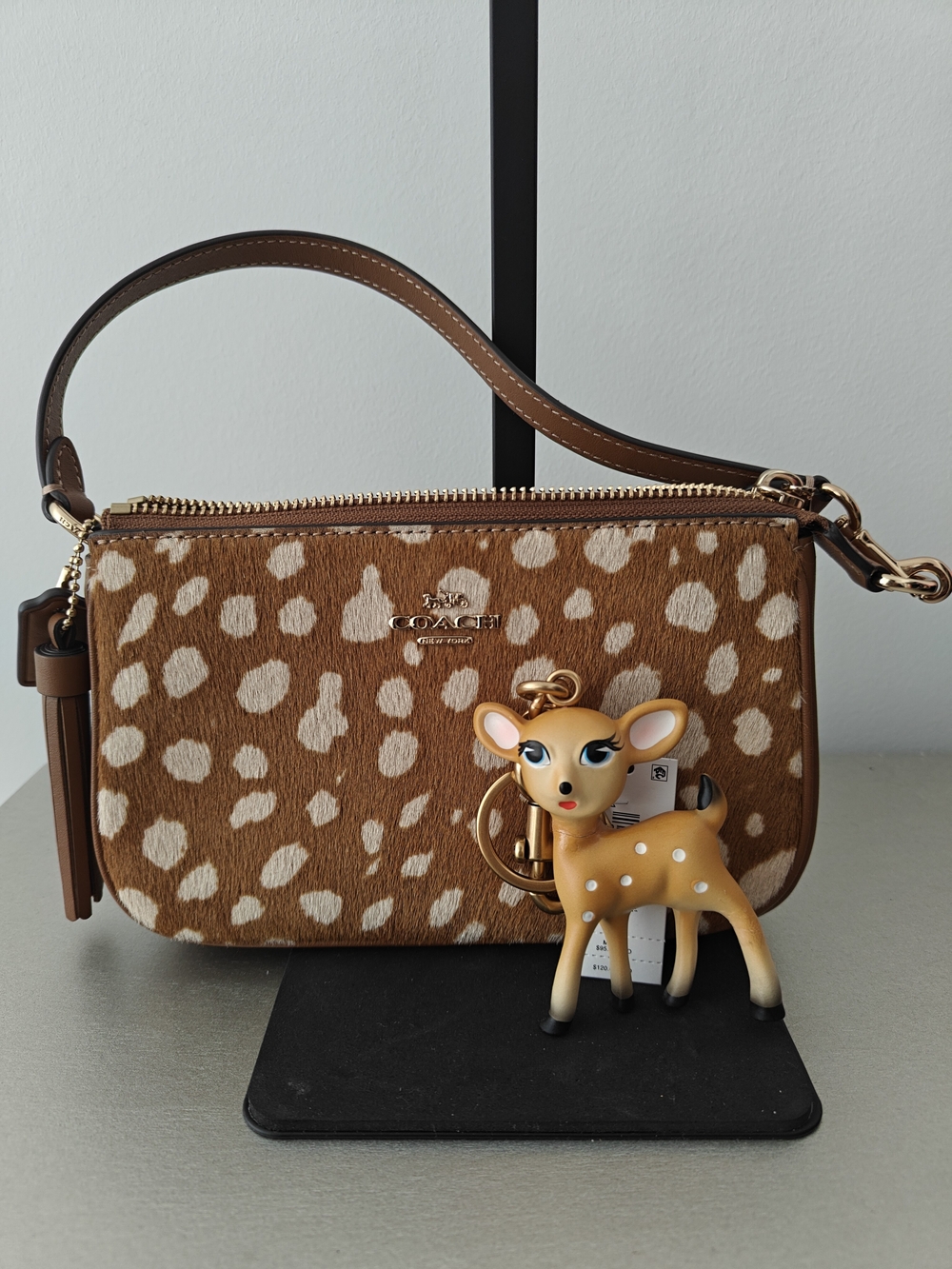 Coach Brown Spotted Deer Nolita